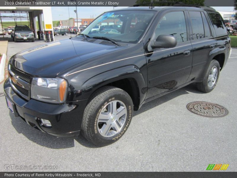 Black Granite Metallic / Ebony 2009 Chevrolet TrailBlazer LT 4x4