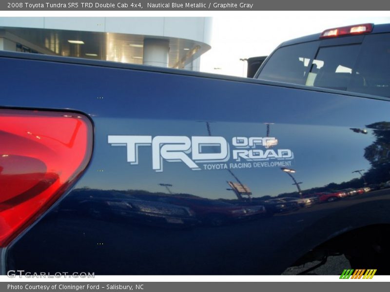 Nautical Blue Metallic / Graphite Gray 2008 Toyota Tundra SR5 TRD Double Cab 4x4