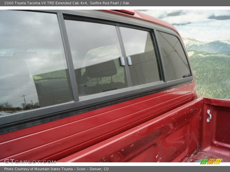 Sunfire Red Pearl / Oak 2000 Toyota Tacoma V6 TRD Extended Cab 4x4