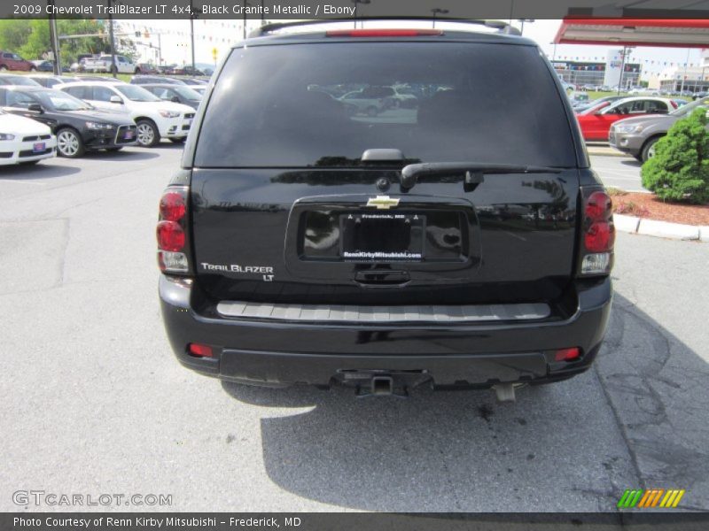 Black Granite Metallic / Ebony 2009 Chevrolet TrailBlazer LT 4x4