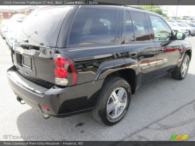 Black Granite Metallic / Ebony 2009 Chevrolet TrailBlazer LT 4x4