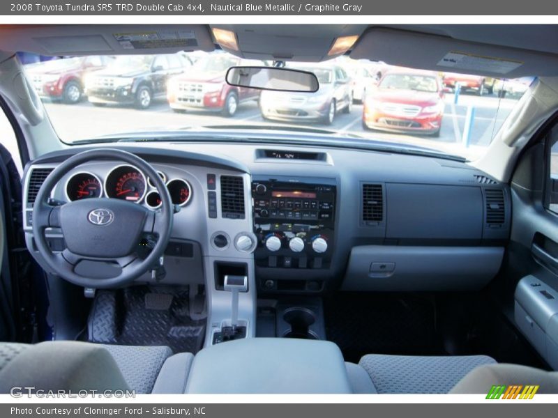 Nautical Blue Metallic / Graphite Gray 2008 Toyota Tundra SR5 TRD Double Cab 4x4