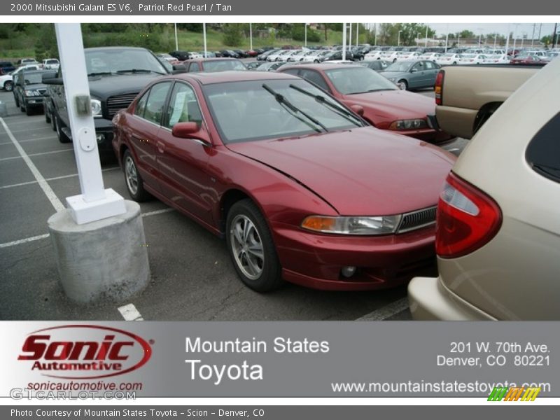 Patriot Red Pearl / Tan 2000 Mitsubishi Galant ES V6