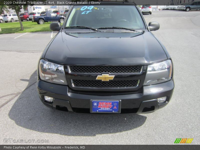 Black Granite Metallic / Ebony 2009 Chevrolet TrailBlazer LT 4x4