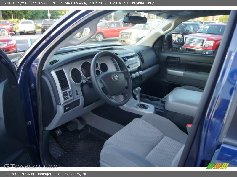 Nautical Blue Metallic / Graphite Gray 2008 Toyota Tundra SR5 TRD Double Cab 4x4