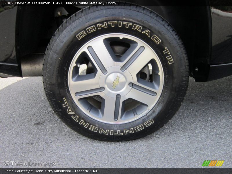Black Granite Metallic / Ebony 2009 Chevrolet TrailBlazer LT 4x4
