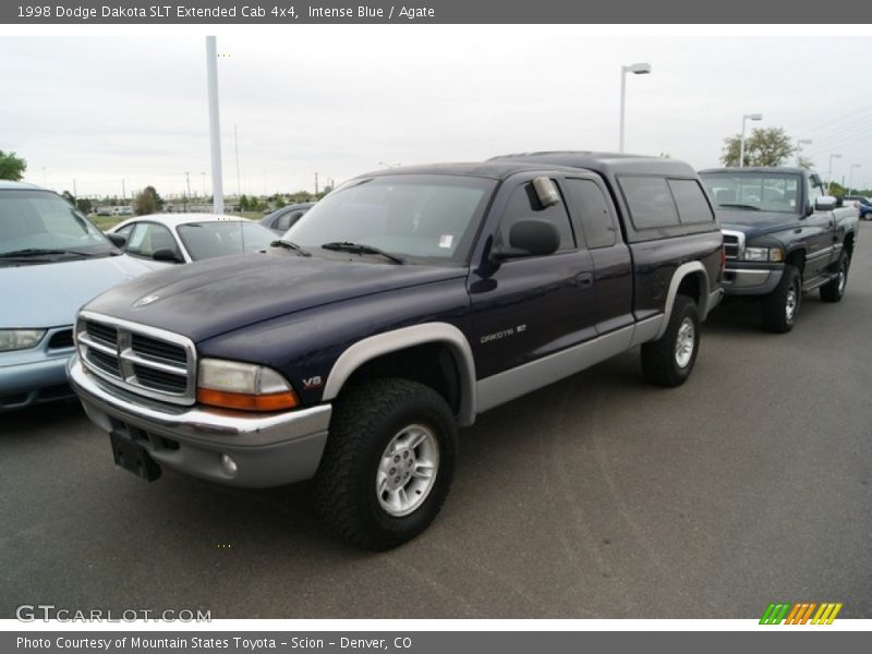 Intense Blue / Agate 1998 Dodge Dakota SLT Extended Cab 4x4