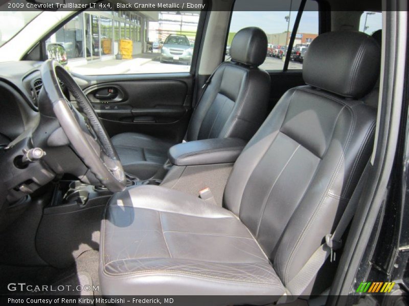 Black Granite Metallic / Ebony 2009 Chevrolet TrailBlazer LT 4x4