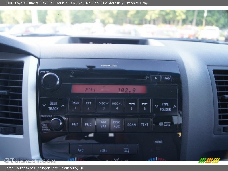 Nautical Blue Metallic / Graphite Gray 2008 Toyota Tundra SR5 TRD Double Cab 4x4
