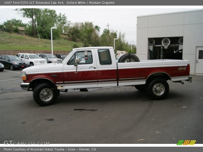  1997 F250 XLT Extended Cab 4x4 Oxford White