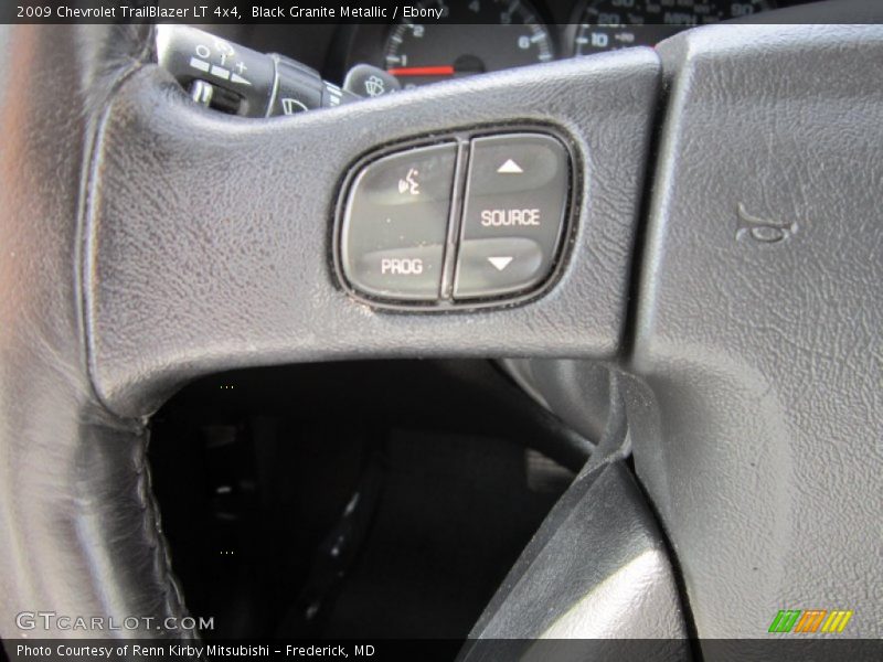 Black Granite Metallic / Ebony 2009 Chevrolet TrailBlazer LT 4x4