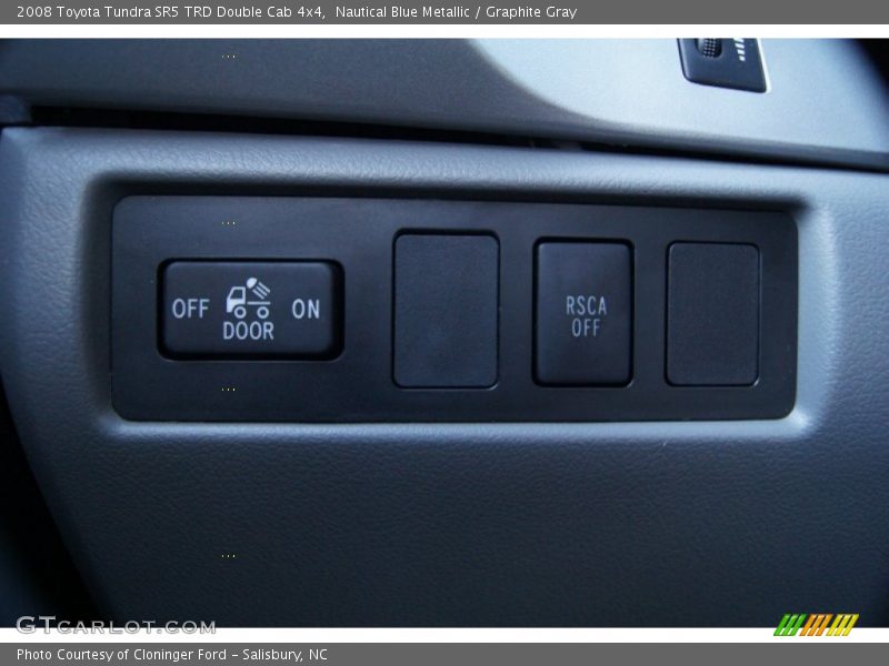 Nautical Blue Metallic / Graphite Gray 2008 Toyota Tundra SR5 TRD Double Cab 4x4