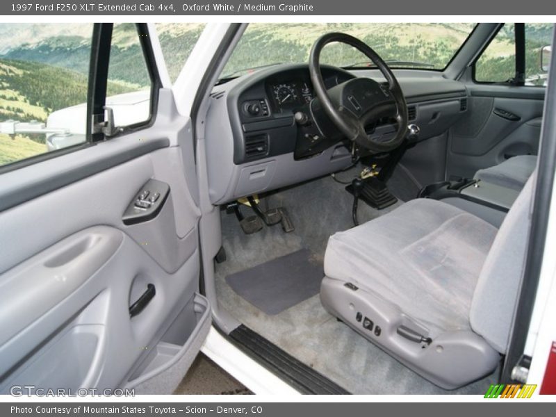  1997 F250 XLT Extended Cab 4x4 Medium Graphite Interior