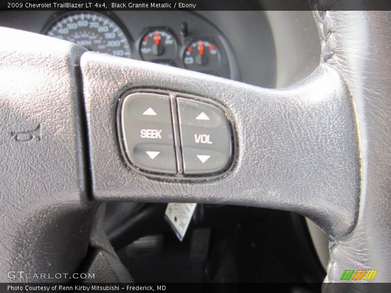 Black Granite Metallic / Ebony 2009 Chevrolet TrailBlazer LT 4x4