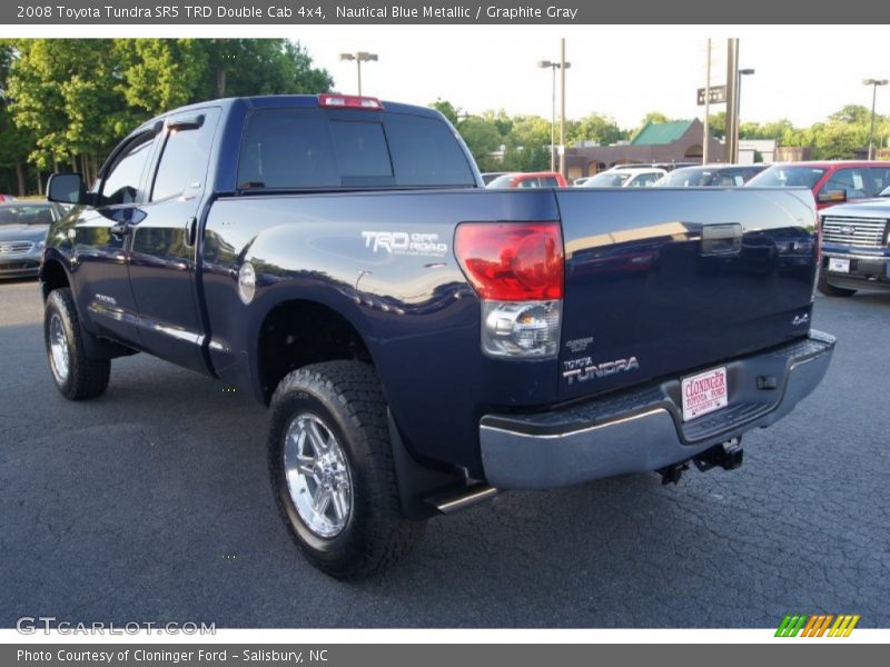 Nautical Blue Metallic / Graphite Gray 2008 Toyota Tundra SR5 TRD Double Cab 4x4