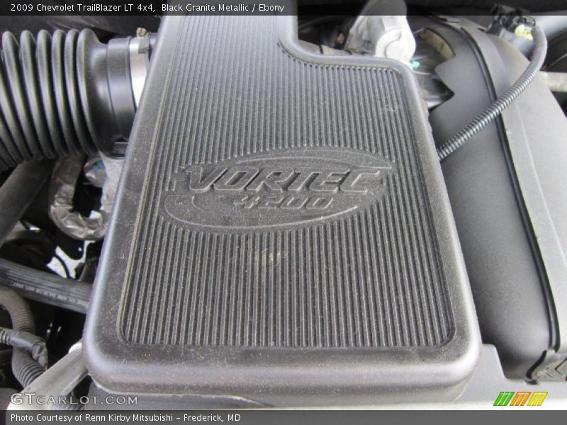 Black Granite Metallic / Ebony 2009 Chevrolet TrailBlazer LT 4x4