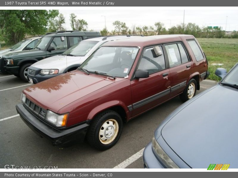 Front 3/4 View of 1987 Tercel SR5 4WD Wagon