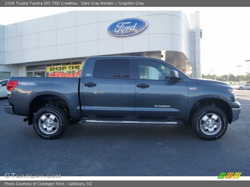 Slate Gray Metallic / Graphite Gray 2008 Toyota Tundra SR5 TRD CrewMax