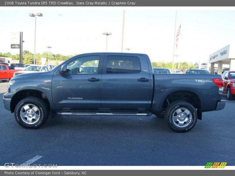 Slate Gray Metallic / Graphite Gray 2008 Toyota Tundra SR5 TRD CrewMax