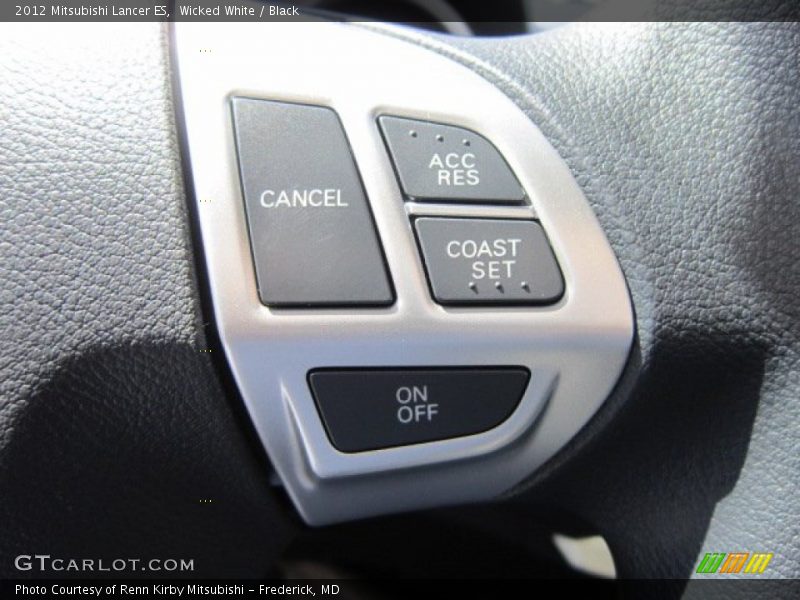 Wicked White / Black 2012 Mitsubishi Lancer ES