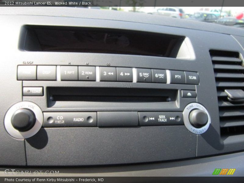 Wicked White / Black 2012 Mitsubishi Lancer ES