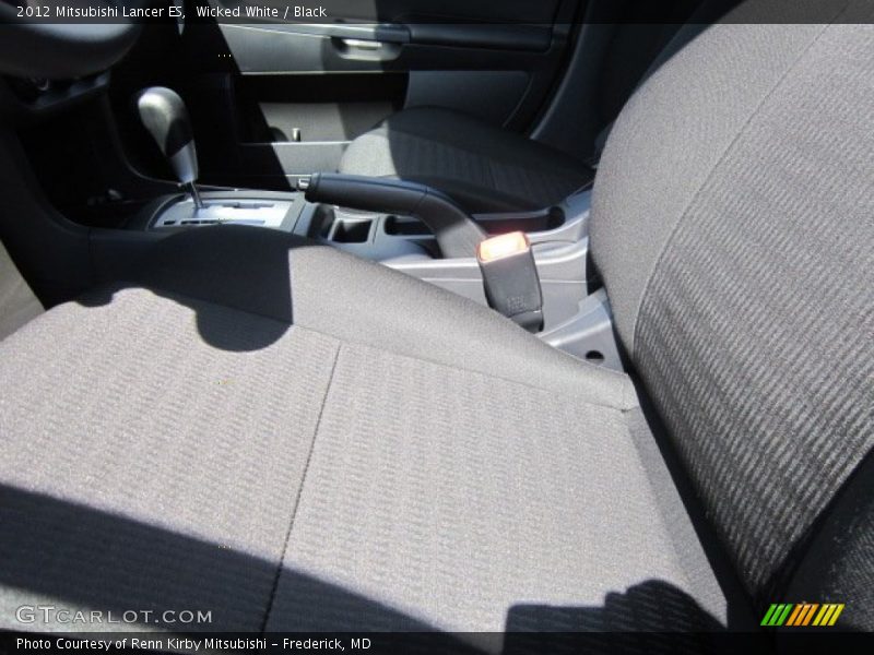 Wicked White / Black 2012 Mitsubishi Lancer ES