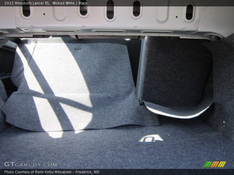 Wicked White / Black 2012 Mitsubishi Lancer ES