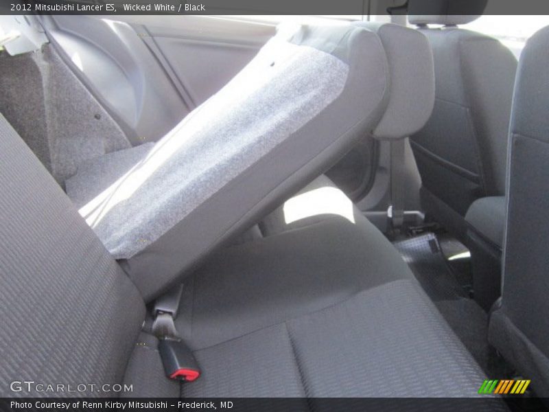 Wicked White / Black 2012 Mitsubishi Lancer ES
