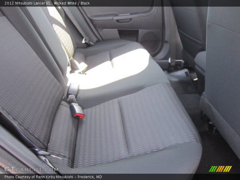 Wicked White / Black 2012 Mitsubishi Lancer ES