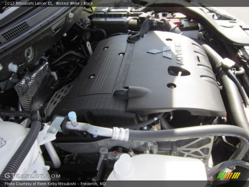Wicked White / Black 2012 Mitsubishi Lancer ES