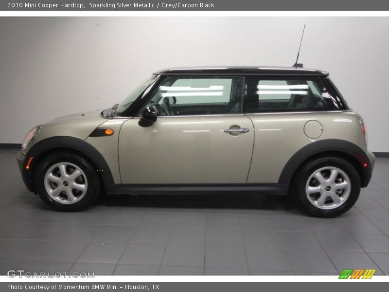 Sparkling Silver Metallic / Grey/Carbon Black 2010 Mini Cooper Hardtop