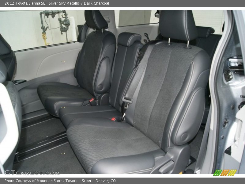 Silver Sky Metallic / Dark Charcoal 2012 Toyota Sienna SE