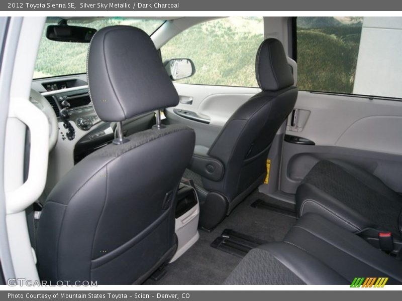 Silver Sky Metallic / Dark Charcoal 2012 Toyota Sienna SE
