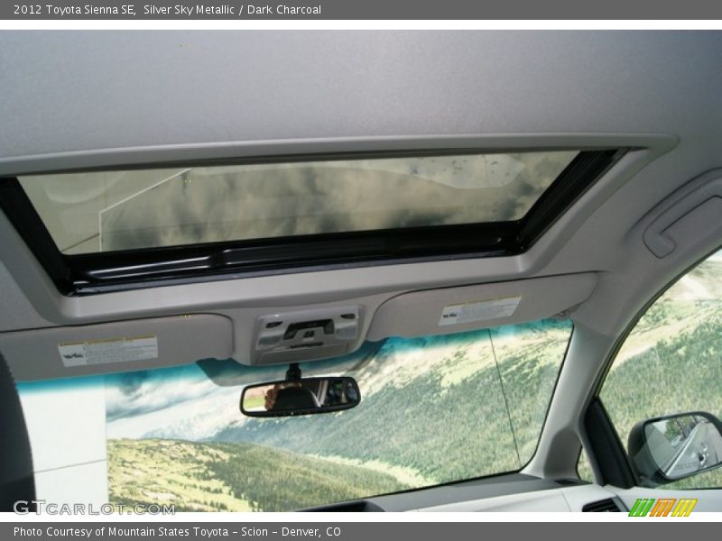 Silver Sky Metallic / Dark Charcoal 2012 Toyota Sienna SE