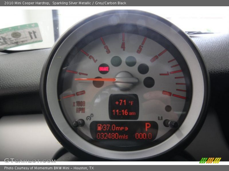 Sparkling Silver Metallic / Grey/Carbon Black 2010 Mini Cooper Hardtop