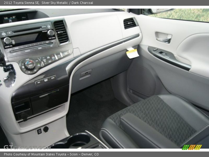 Silver Sky Metallic / Dark Charcoal 2012 Toyota Sienna SE