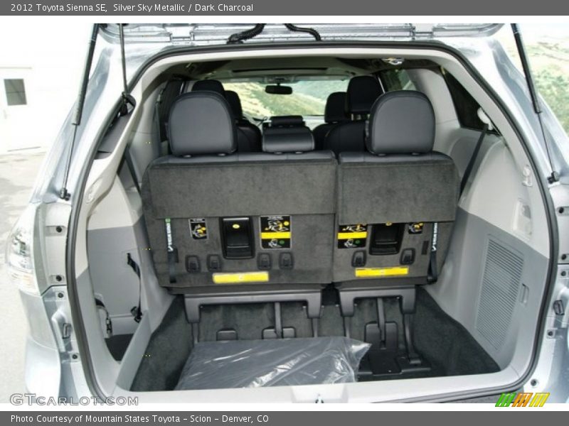 Silver Sky Metallic / Dark Charcoal 2012 Toyota Sienna SE