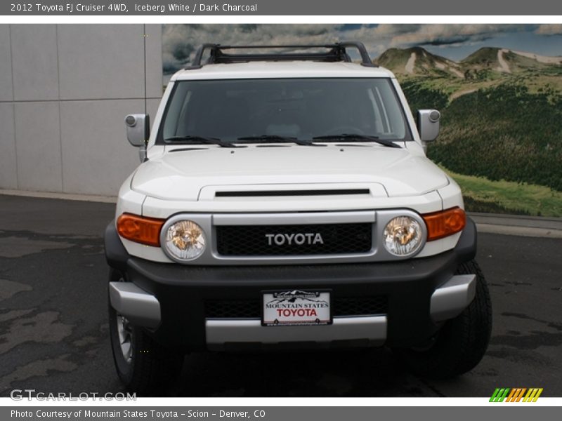 Iceberg White / Dark Charcoal 2012 Toyota FJ Cruiser 4WD