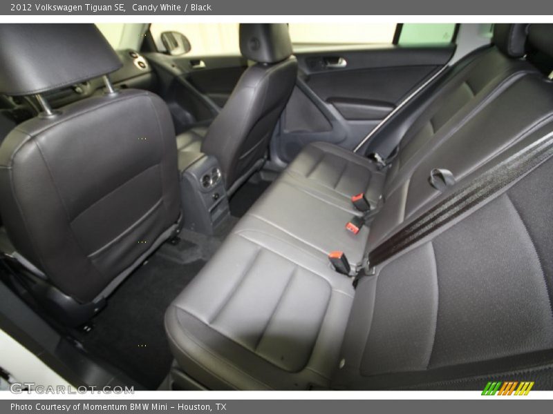 Candy White / Black 2012 Volkswagen Tiguan SE