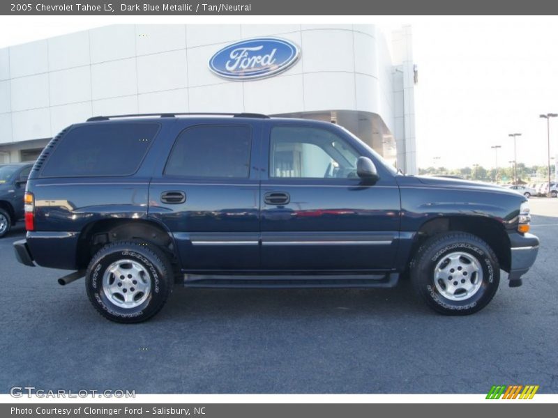 Dark Blue Metallic / Tan/Neutral 2005 Chevrolet Tahoe LS