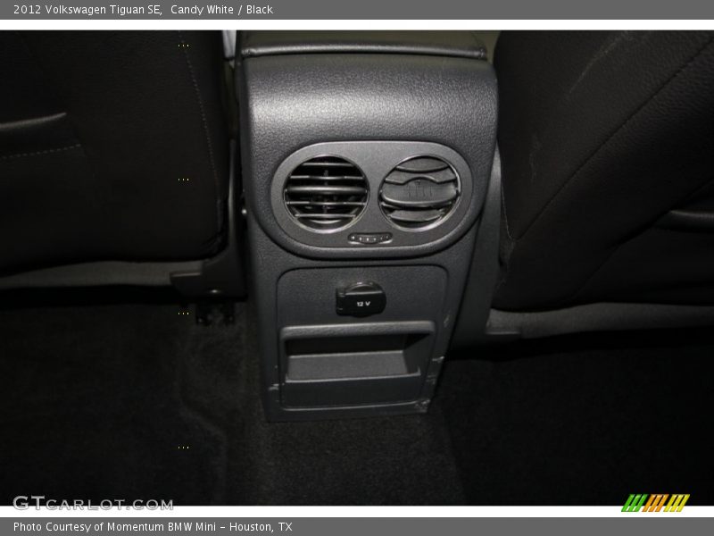 Candy White / Black 2012 Volkswagen Tiguan SE