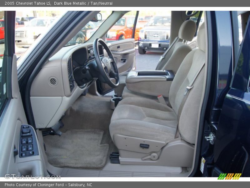Dark Blue Metallic / Tan/Neutral 2005 Chevrolet Tahoe LS