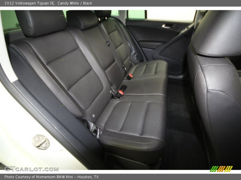 Candy White / Black 2012 Volkswagen Tiguan SE