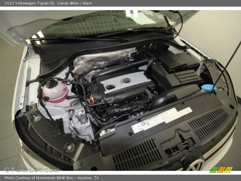 Candy White / Black 2012 Volkswagen Tiguan SE