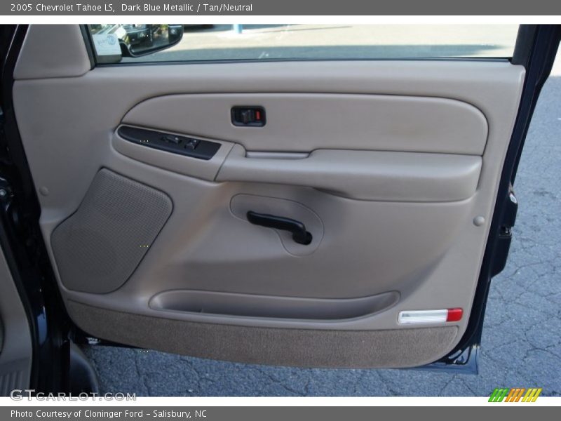 Dark Blue Metallic / Tan/Neutral 2005 Chevrolet Tahoe LS