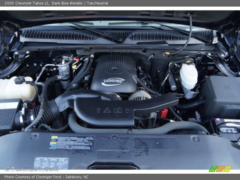 Dark Blue Metallic / Tan/Neutral 2005 Chevrolet Tahoe LS