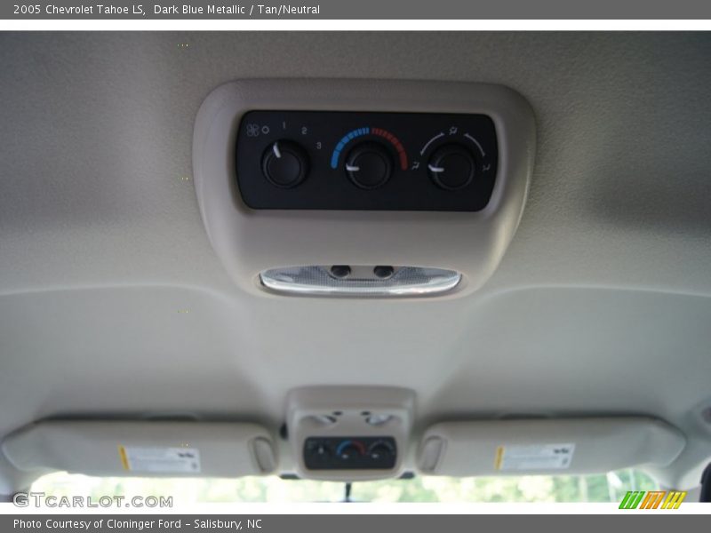 Dark Blue Metallic / Tan/Neutral 2005 Chevrolet Tahoe LS