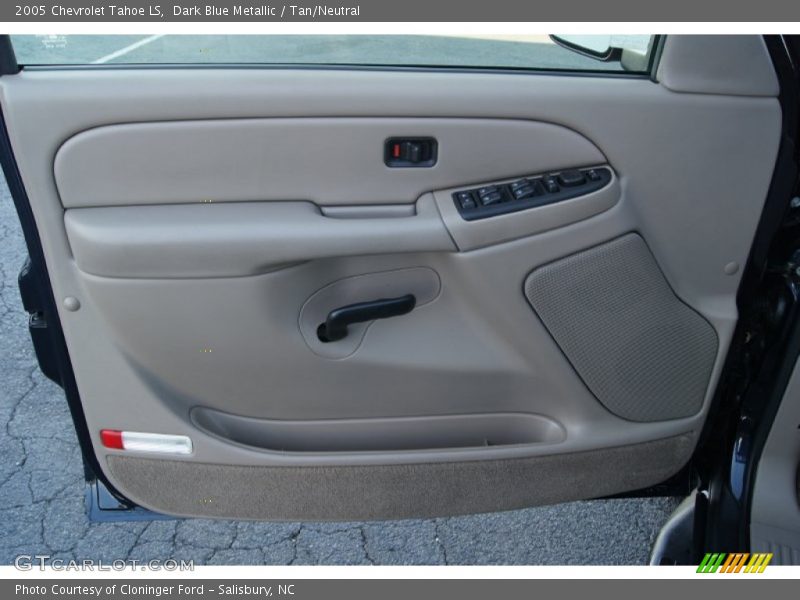 Dark Blue Metallic / Tan/Neutral 2005 Chevrolet Tahoe LS