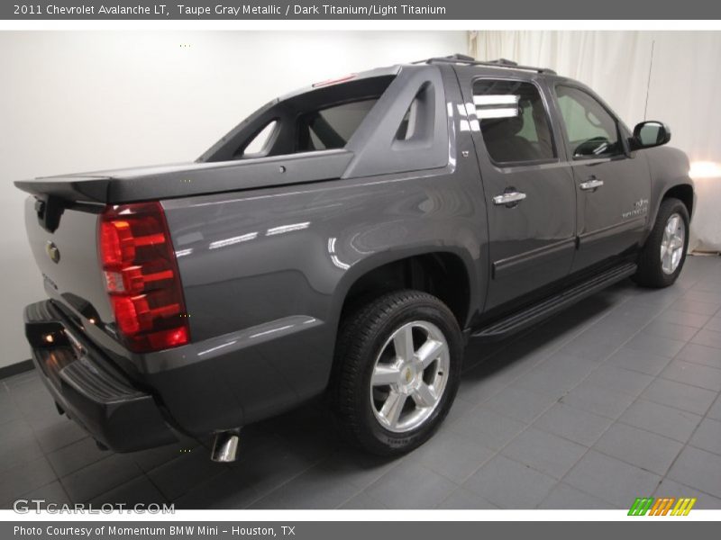 Taupe Gray Metallic / Dark Titanium/Light Titanium 2011 Chevrolet Avalanche LT