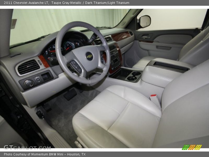 Taupe Gray Metallic / Dark Titanium/Light Titanium 2011 Chevrolet Avalanche LT